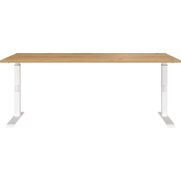 Pracovní stůl s nastavitelnou výškou s deskou v dekoru dubu 80x180 cm Downey – Germania-image-2