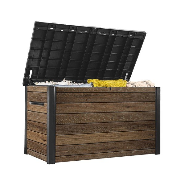 Hnědý plastový zahradní úložný box Signature – Keter-image-2
