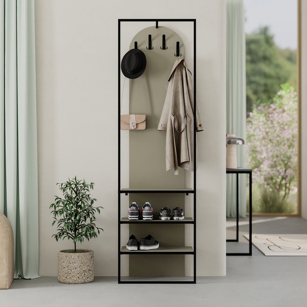 Zeleno-černá předsíňová sestava Edora – Marckeric-image-1