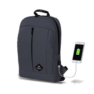 Antracitový batoh s USB portem My Valice GALAXY Smart Bag