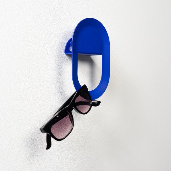 Modrý nástěnný ocelový háček Coucou – Spinder Design-image-1