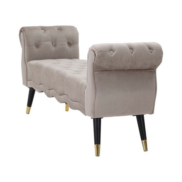 Taupe sametová lavice Paris – Mauro Ferretti-image-4