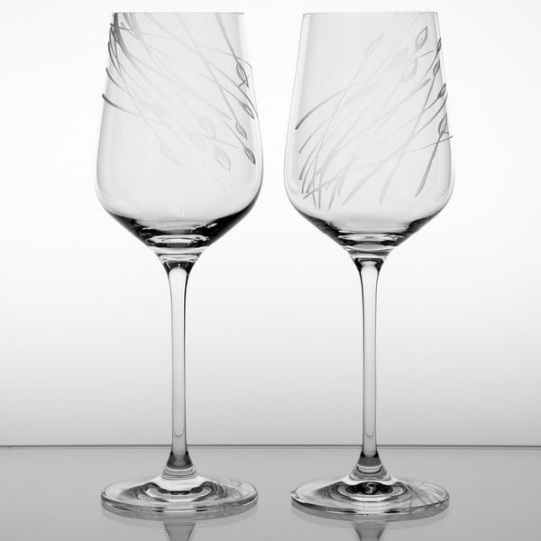 Ateliér Žampach, set 2 ks skleniček na bílé víno Áron