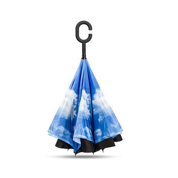 Modro-černý deštník Sky, ⌀ 110 cm-image-2
