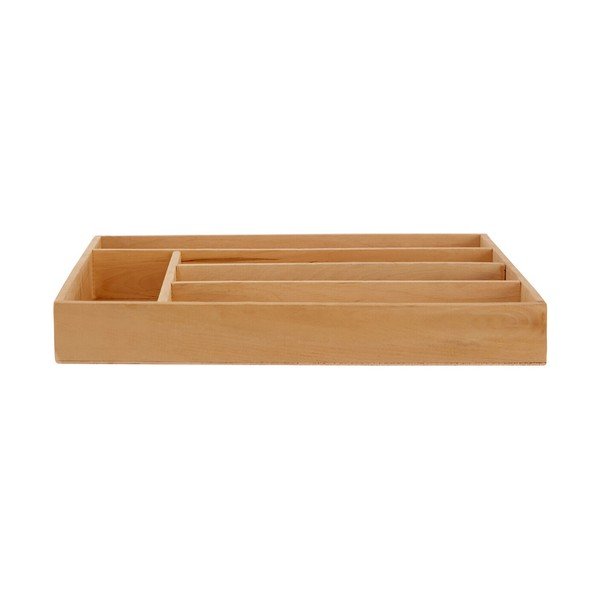 Dřevěný příborník do zásuvky v přírodní barvě 30 x 38 cm – Premier Housewares-image-1