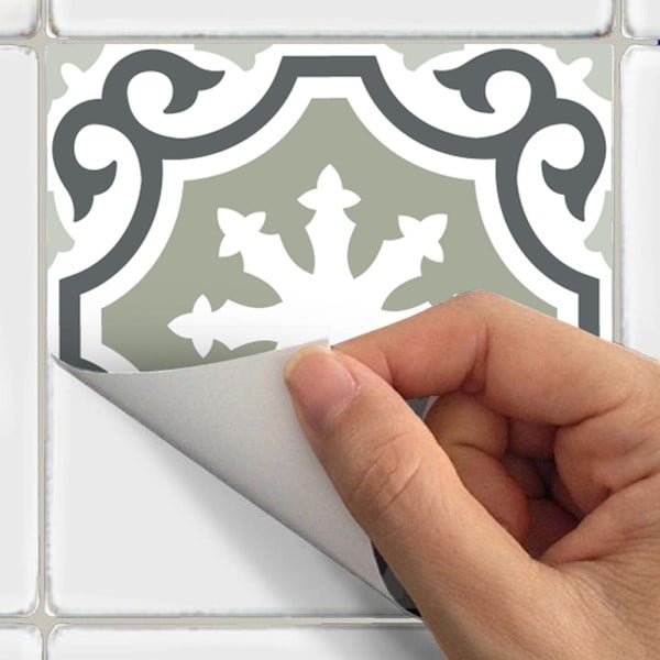 Sada 30 nástěnných samolepek Ambiance Oslo, 10 x 10 cm-image-3