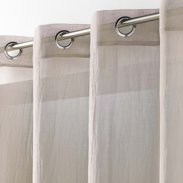 Hnědá záclona 140x280 cm Telma – douceur d'intérieur-image-1