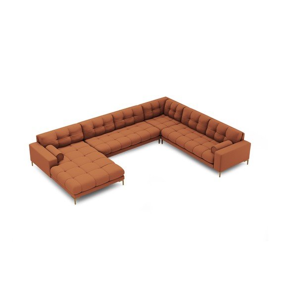 Rohová pohovka v cihlové barvě (pravý roh) Bali – Cosmopolitan Design-image-4