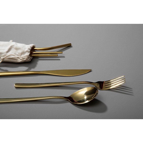 Nerezový příbor ve zlaté barvě 6 ks Mimo – Premier Housewares-image-2