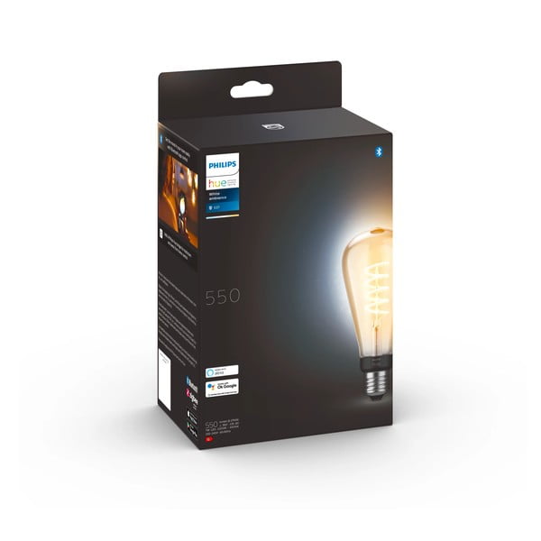 Filamentová smart žárovka E27, 7 W White ambiance – Philips Hue-image-3