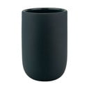 Antracitový keramický kelímek na zubní kartáčky Lotus – Mette Ditmer Denmark