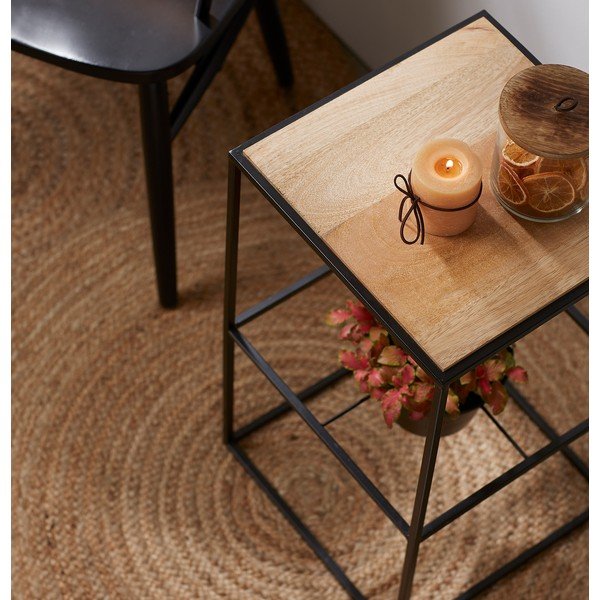 Přírodní jutový koberec Kave Home Dip, ⌀ 100 cm-image-1