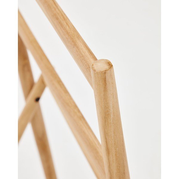 Němý sluha z teakového dřeva v přírodní barvě Roxana – Kave Home-image-4