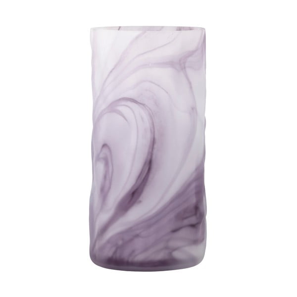 Fialová skleněná ručně vyrobená váza (výška 24,5 cm) Moore – Bloomingville