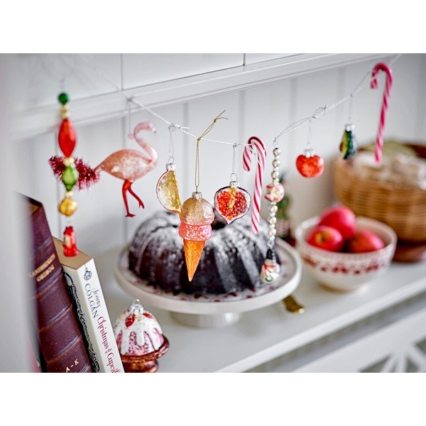 Skleněné vánoční ozdoby v sadě 5 ks 5,5 cm Finka – Bloomingville-image-1