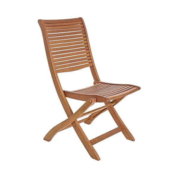 Dřevěná zahradní židle v přírodní barvě Noemi – Bizzotto