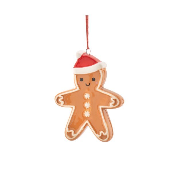 Keramická vánoční ozdoba 6 cm Gingerbread – Sass & Belle