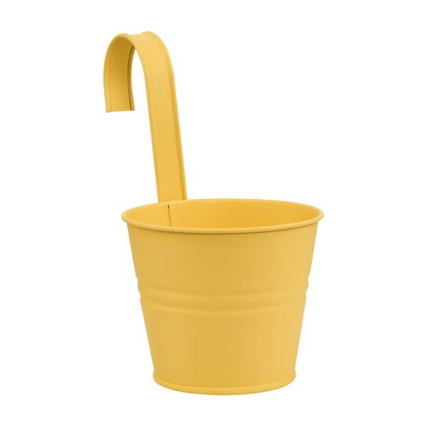 Žlutý závěsný květináč Butlers Zinc, Ø 13 cm