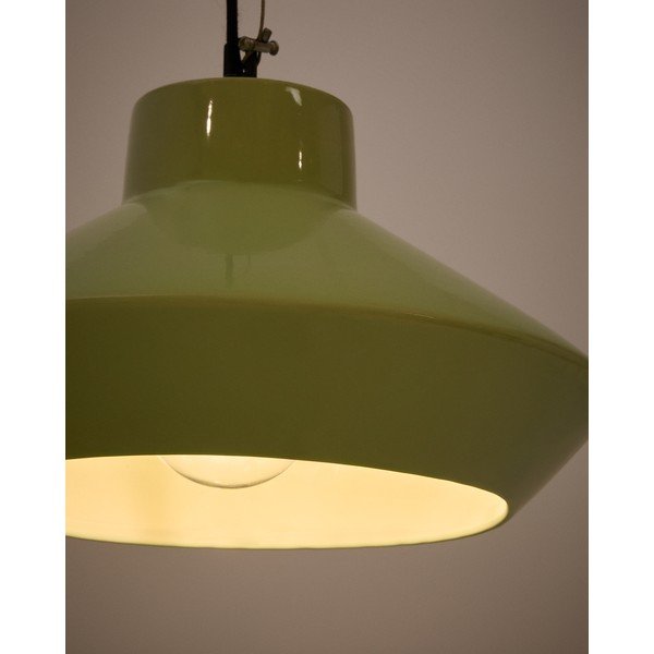 Světle zelené závěsné svítidlo s keramickým stínidlem ø 31 cm Portol – Kave Home-image-3