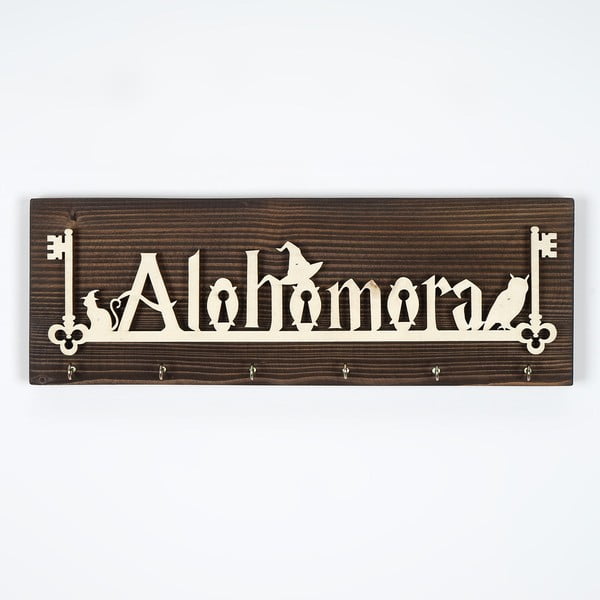 Nástěnný dřevěný věšák na klíče – Wallity-image-1