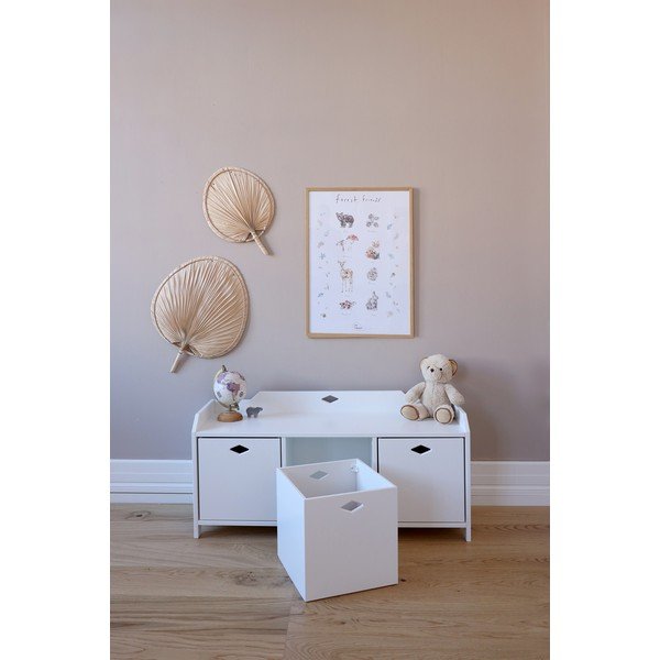 Bílá dětská komoda 99,5x32x48 cm Luca – Cam Cam Copenhagen-image-3