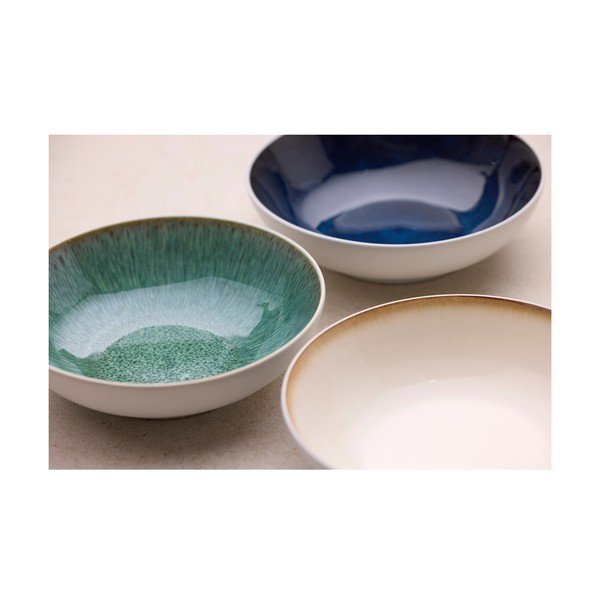 Bílá/zelená miska z kameniny 900 ml Gastro White/Green – Bitz-image-4