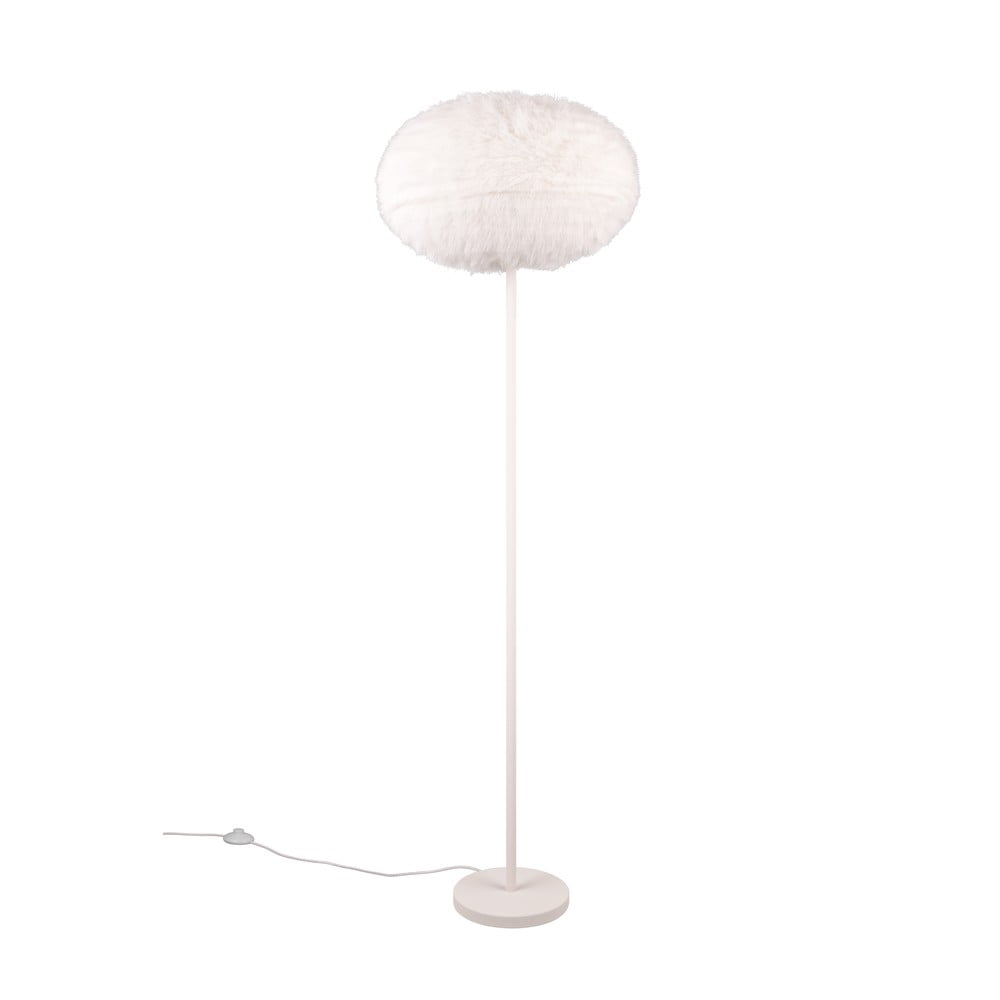 Krémová stojací lampa (výška 154 cm) Furry – Trio