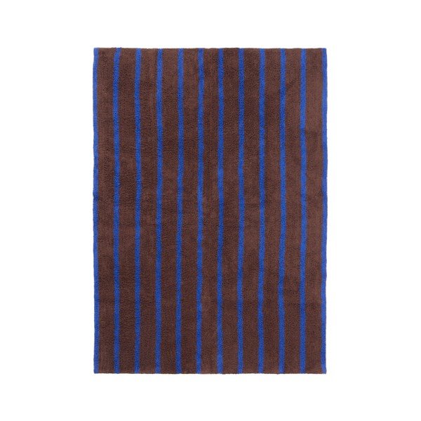 Modrý/hnědý bavlněný běhoun 80x250 cm Mika – Jotex
