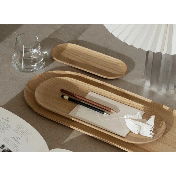 Dřevěný dekorační tác Baki – Blomus-image-1