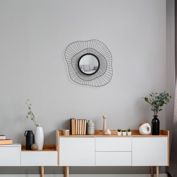 Nástěnné zrcadlo 69x60 cm Flora – Wallity-image-2