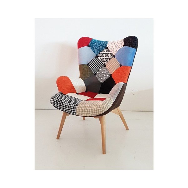 Patchworkové křeslo Castagnetti Fin-image-1