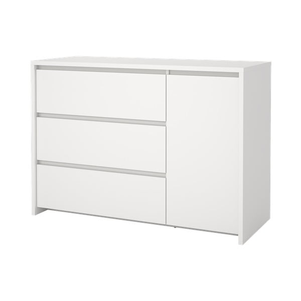 Bílá komoda 119x84x48 cm Next – Tvilum-image-3