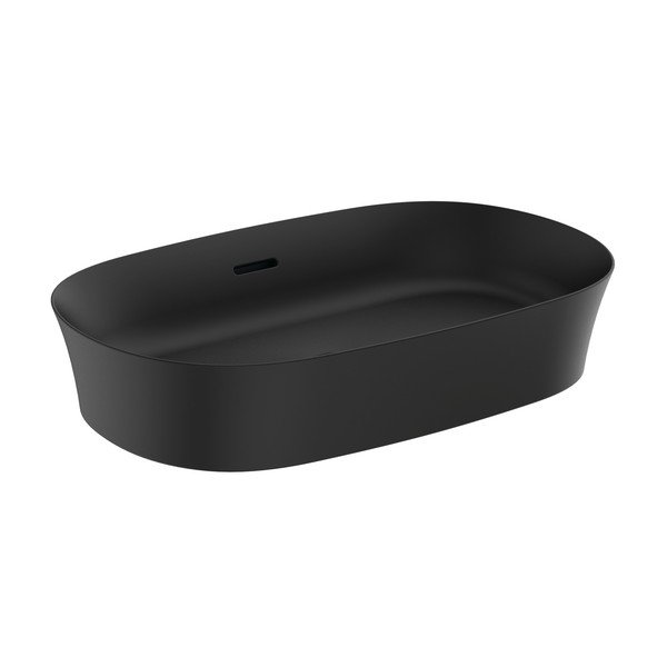 Matně černé keramické umyvadlo 60x38 cm Ipalyss – Ideal Standard