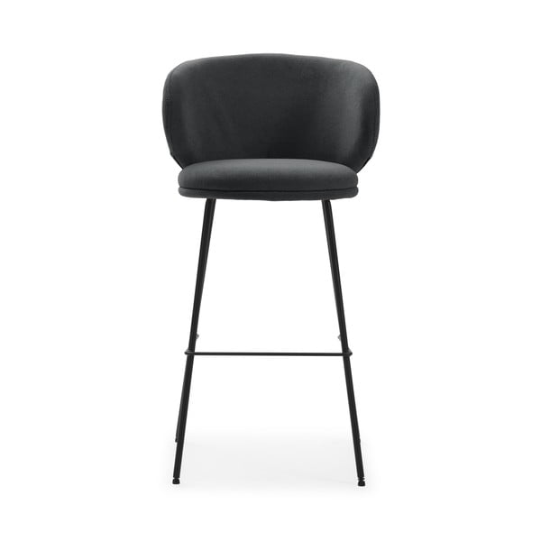 Tmavě šedé barové židle v sadě 2 ks (výška sedáku 65 cm) Rush – Marckeric-image-2