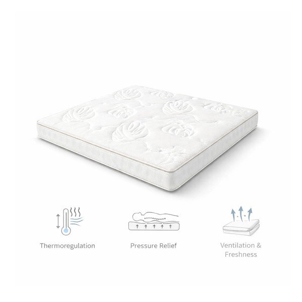 Středně tvrdá pružinová termoregulační matrace 160x200 cm Memory Luna – Bonami Selection-image-3