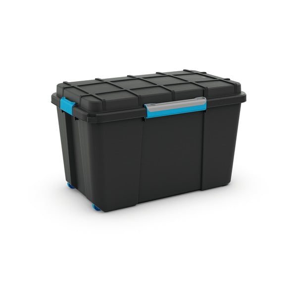 Černý plastový úložný box s víkem 73,5x44,5x46 cm Scuba Box – KIS