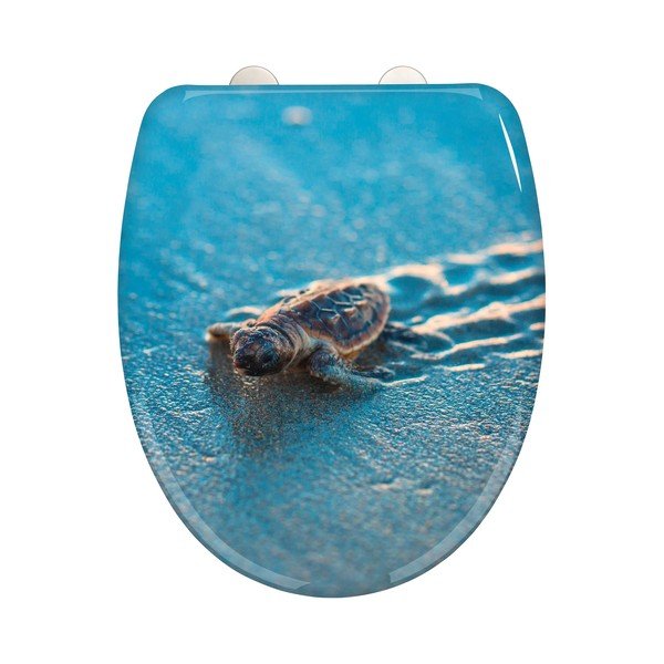 Záchodové prkénko s automatickým zavíráním 37,5 x 41,5 cm Caretta – Wenko-image-2
