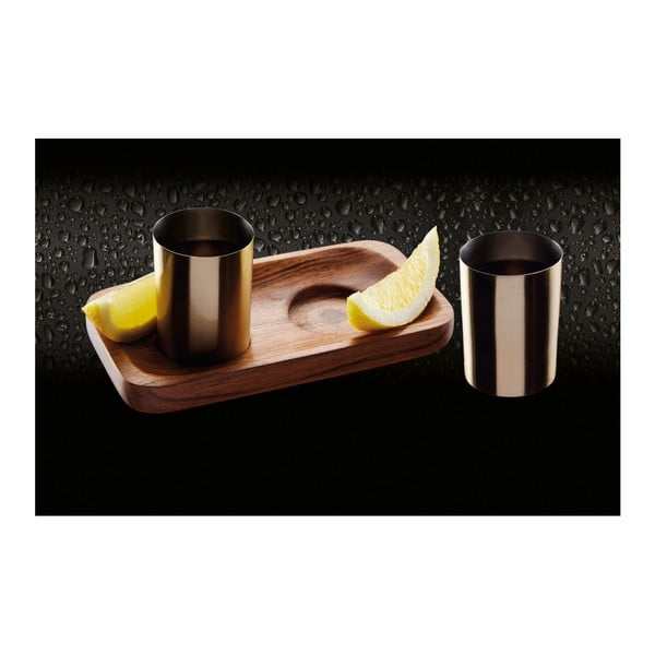 Set 2 kalíšků s podnosem Kitchen Craft  Bar Craft-image-1