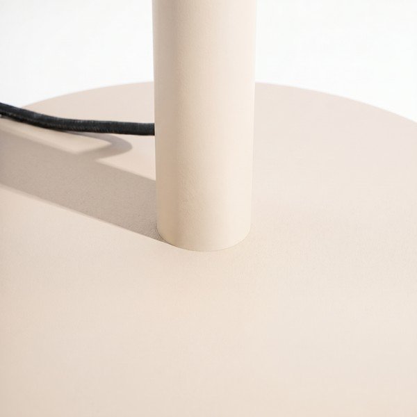 Béžová kovová LED stojací lampa (výška 150 cm) TRANG – Thoro-image-3