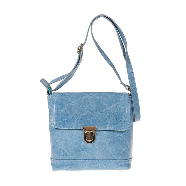 Modrá kožená kabelka Giulia Bags Dulcibella