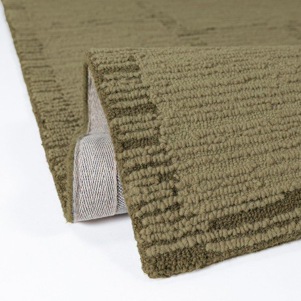 Zelený ručně tkaný vlněný koberec 160x230 cm Harris Modula Wool – Flair Rugs-image-2