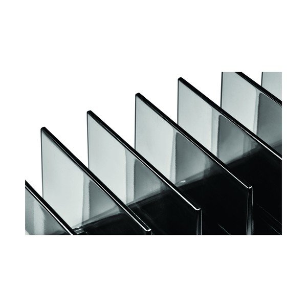 Matně černý koupelnový organizér na kosmetiku z recyklovaného plastu Palette Station – iDesign-image-3