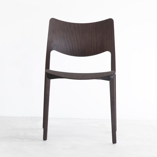 Židle z černě mořeného jasanového dřeva Stua Laclasica