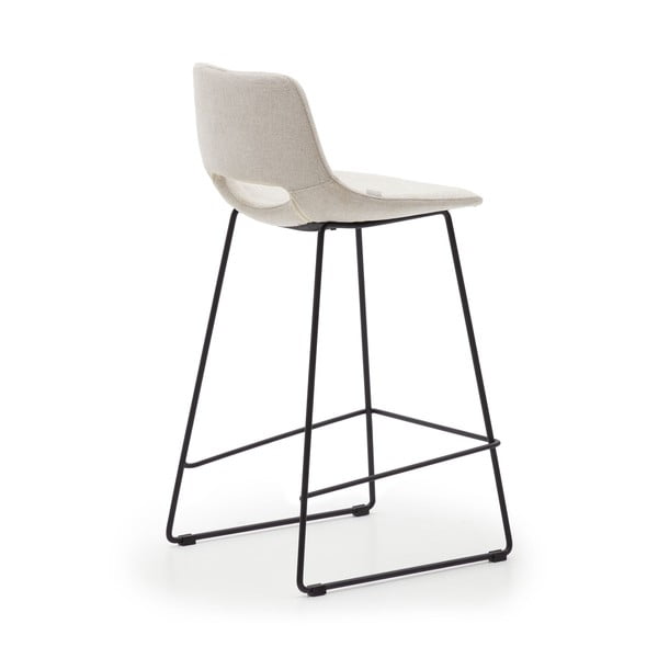 Béžová barová židle (výška sedáku 65 cm) Zahara – Kave Home-image-3