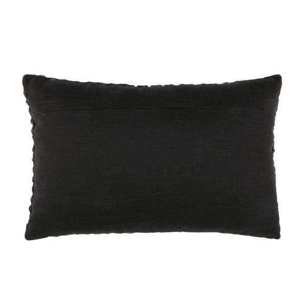 Tmavě šedý mohérový polštář BePureHome Hug, 60 x 40 cm-image-1