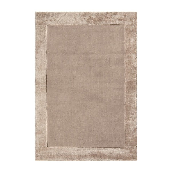 Světle hnědý ručně tkaný koberec s příměsí vlny 160x230 cm Ascot – Asiatic Carpets