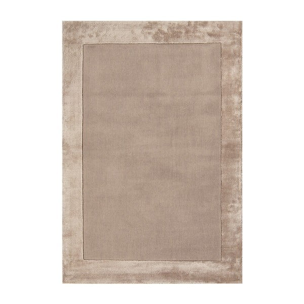 Světle hnědý ručně tkaný koberec s příměsí vlny 120x170 cm Ascot – Asiatic Carpets