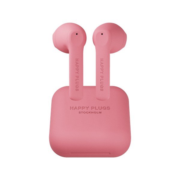 Růžová bezdrátová sluchátka Happy Plugs Air 1 Go-image-2