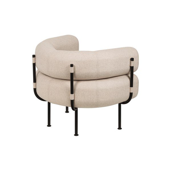 Béžové vlněné křeslo Ubi – noo.ma-image-2