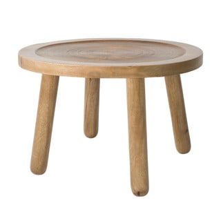 Odkládací stolek z mangového dřeva Zuiver Dendron, ⌀ 60 cm